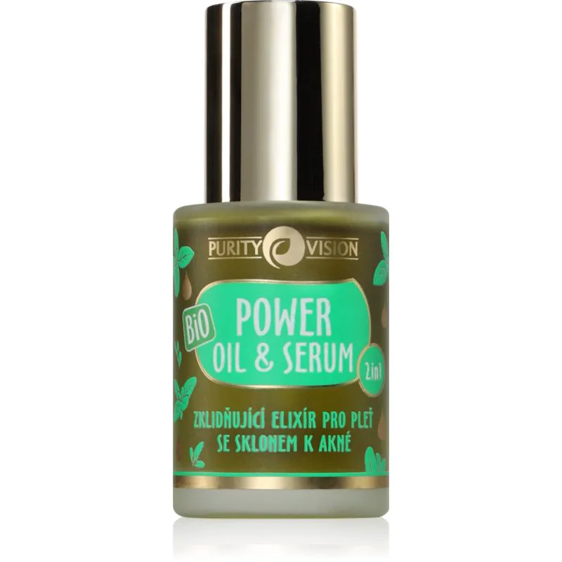 Purity Vision BIO Power Oil & Serum λάδι προσώπου για ευαίσθητη επιδερμίδα 30 ml