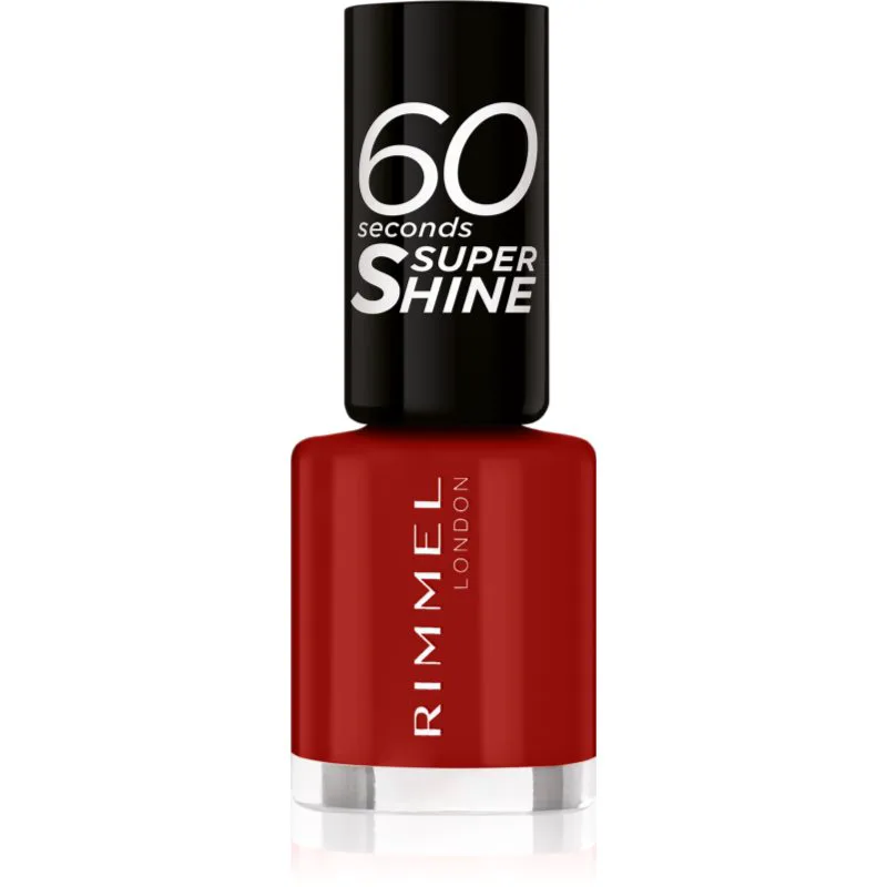 Rimmel 60 Seconds Super Shine βερνίκι νυχιών απόχρωση 315 Queen Of Tarts 8 ml