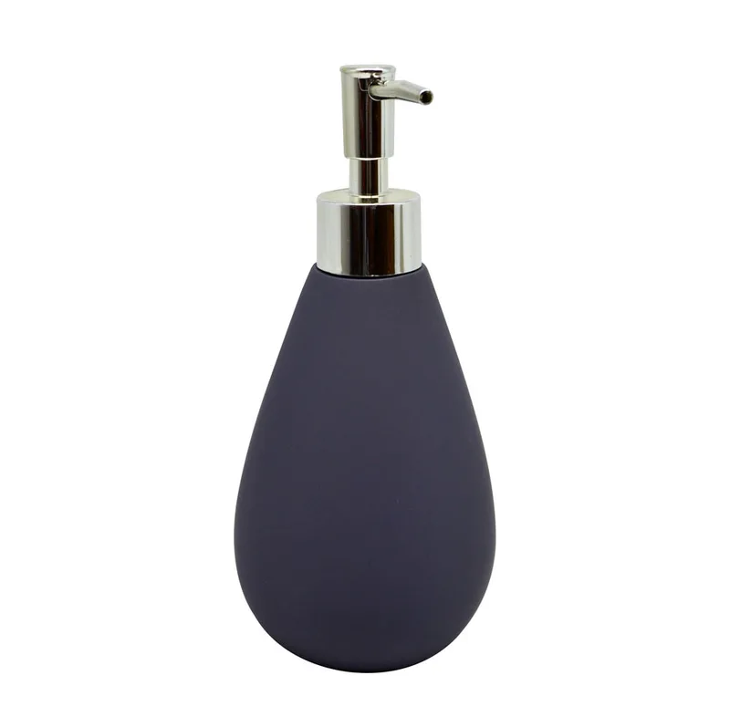 Dispenser Θήκη Για Κρεμοσάπουνο Polyester Dark Purple Matte