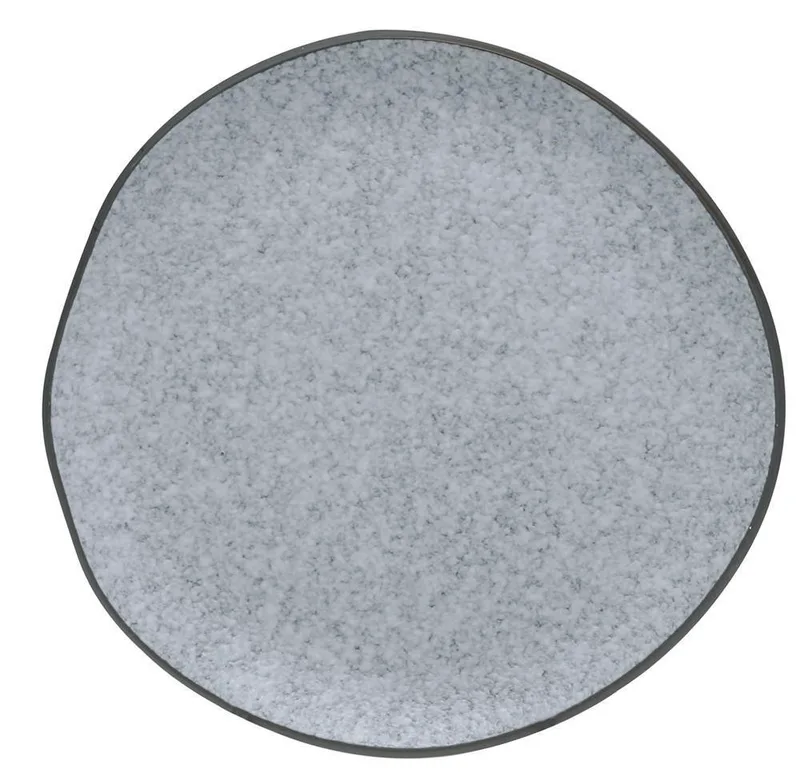 ΠΙΑΤΟ ΦΡΟΥΤΟΥ HOME FASHION ACCESSORIES GRANITE ΠΟΡΣΕΛΑΝΗ ΓΚΡΙ 18,7X18,3X2,3CM