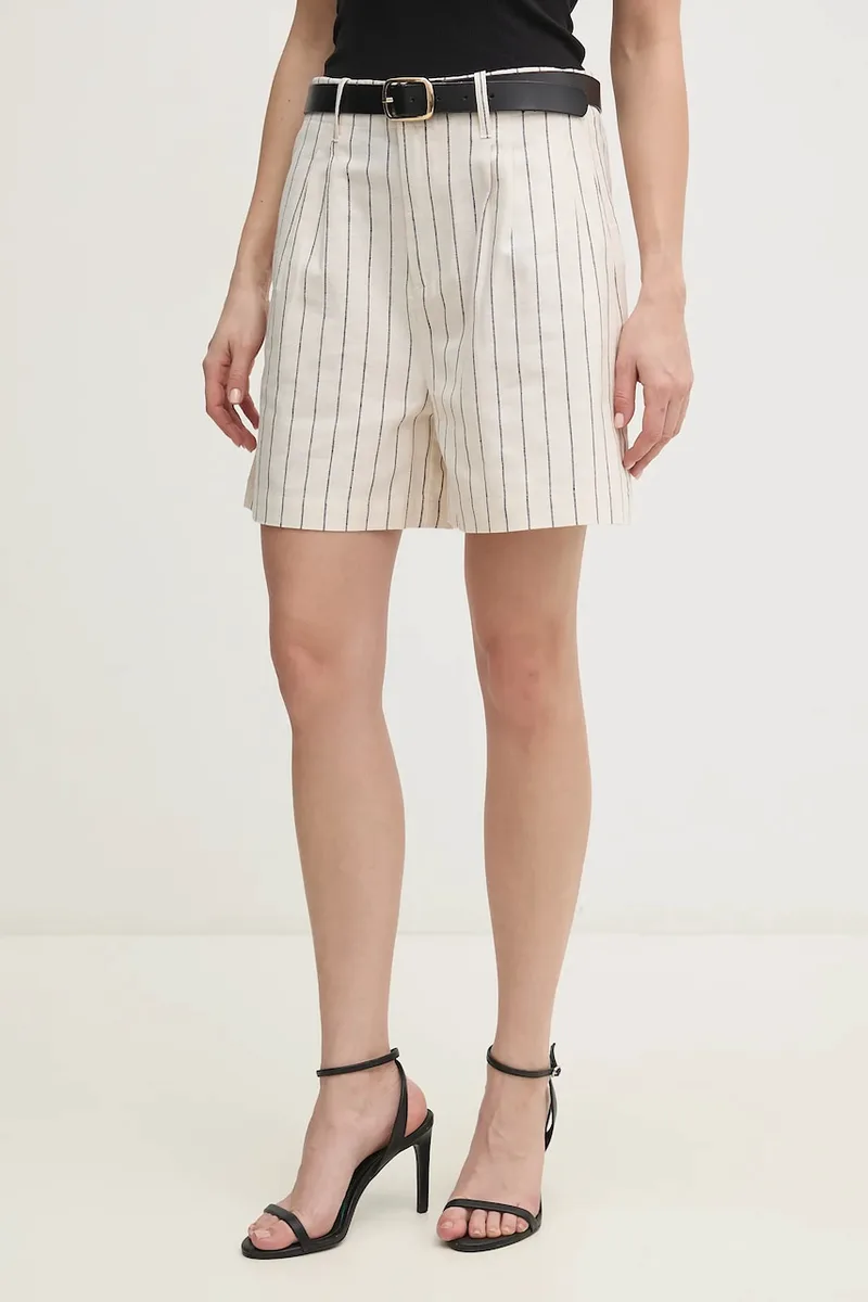 Σορτς από λινό Pepe Jeans HENAR