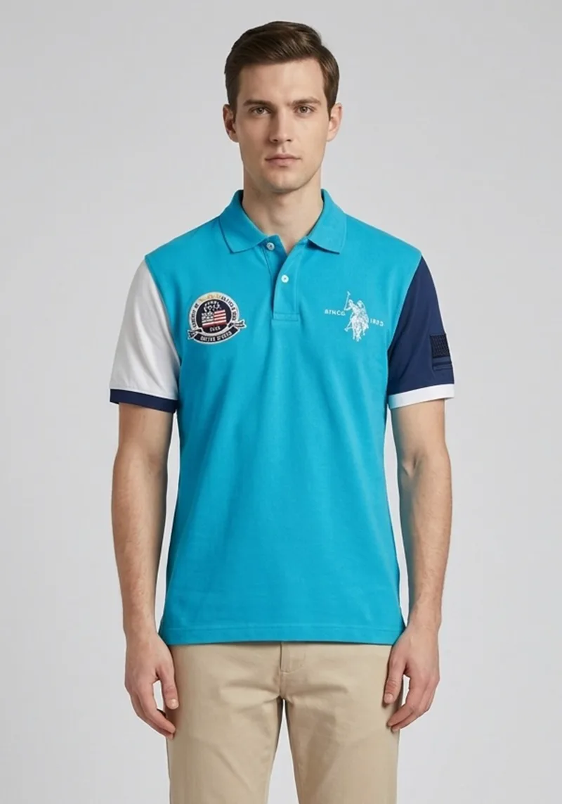U.S. Polo Assn Μπλούζα Polo - 77390 41029 233 Blue