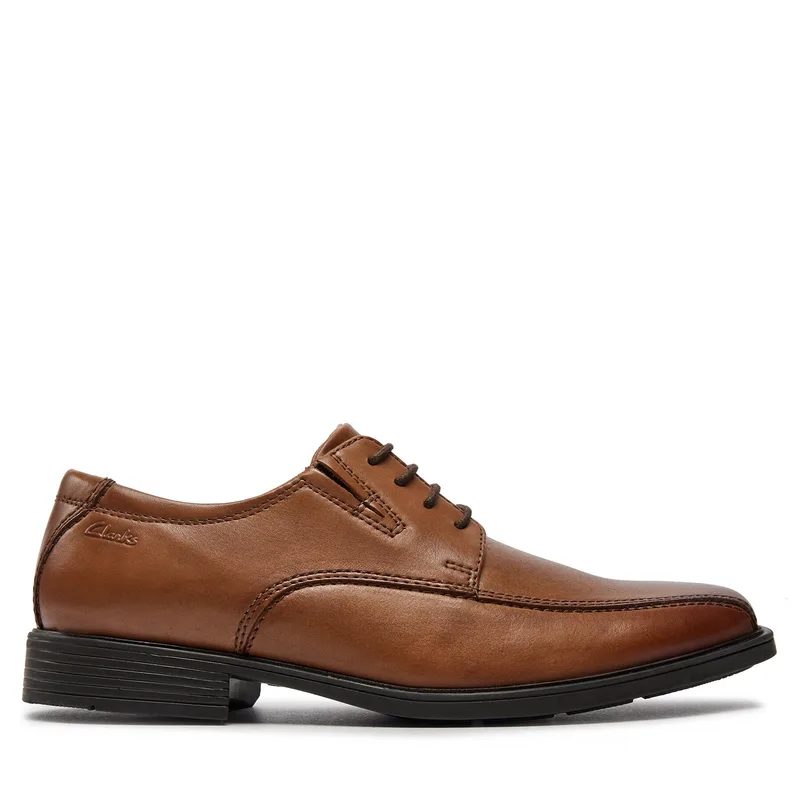Κλειστά παπούτσια Clarks Tilden Walk 261300957 Καφέ