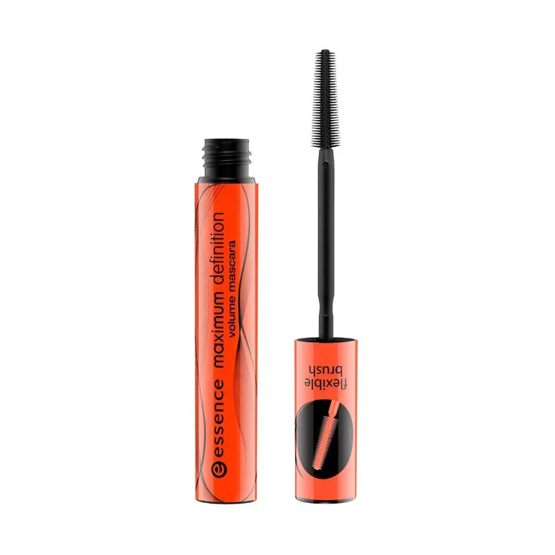 Μάσκαρες για ψεύτικες βλεφαρίδες Essence Maximum Definition Volumizing Mascara - 01 Black