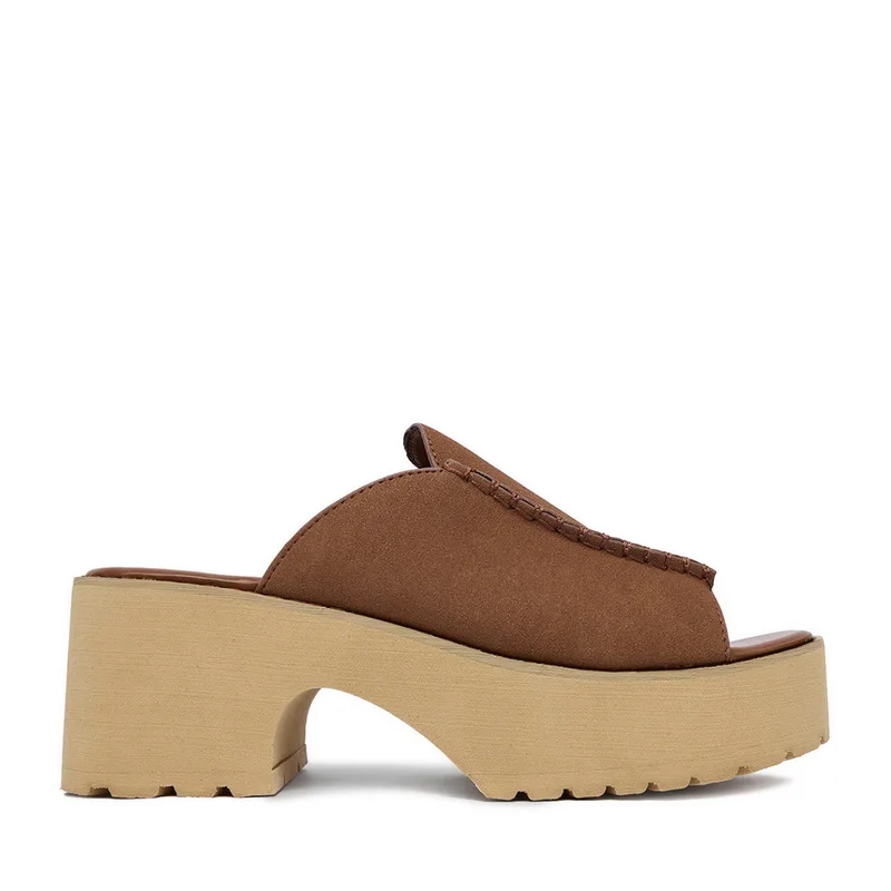 Παντόφλες JENNY CEO-LB-G9338A Καφέ