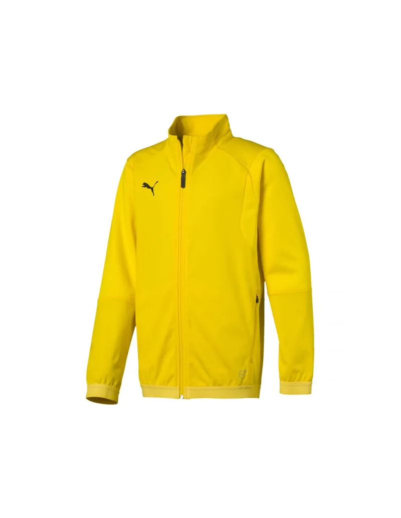 Puma Αδιάβροχο Παιδικό Αθλητικό Μπουφάν Μακρύ με Κουκούλα Κόκκινο 655628-01