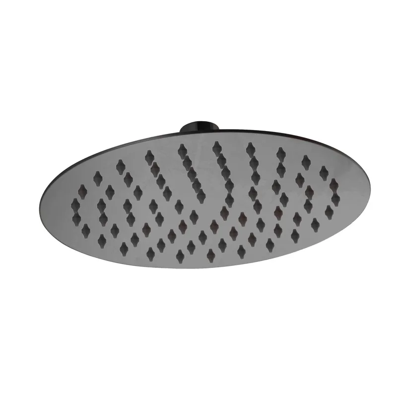 Κεφαλή Ντουζ Στρογγυλή Φ.20cm Karag H13801-GM Gun Metal (για Συνδυασμό με Βραχίονα)