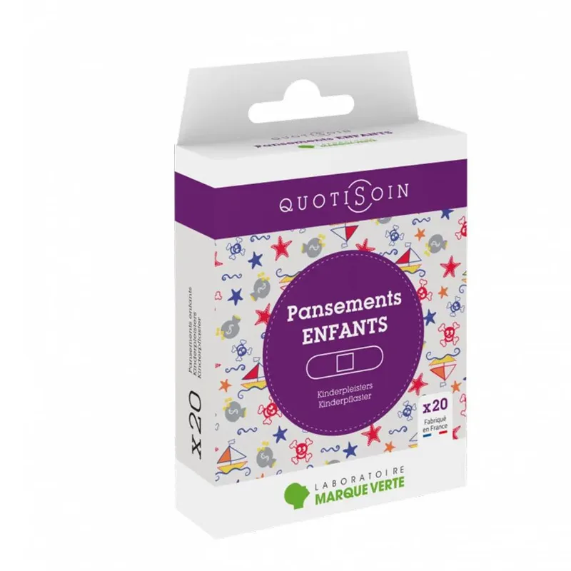 Marque Verte Quotisoin Patches for children x20