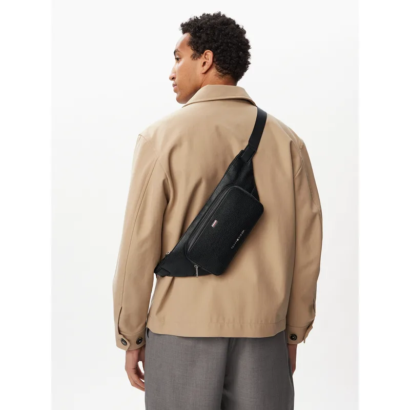 Τσαντάκι Μέσης Tommy Hilfiger Th Central Bumbag AM0AM14437 Μαύρο