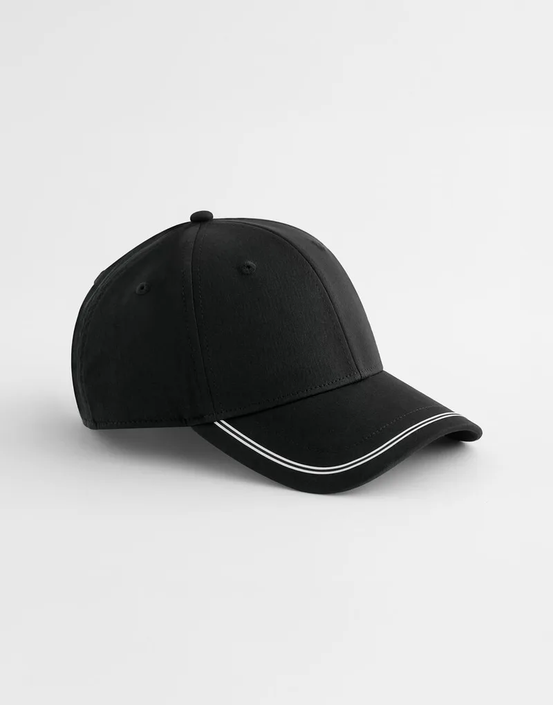 Καπέλο Jockey B166R Beechfield Black/White