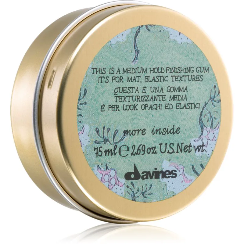 Davines More Inside Medium Hold Finishing Gum στάιλινγκ γόμα για ματ εμφάνιση 75 ml