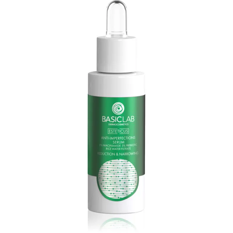 BasicLab Dermocosmetics Esteticus ελαφρύς ορός προσώπου για λιπαρή και προβληματική επιδερμίδα 30 ml