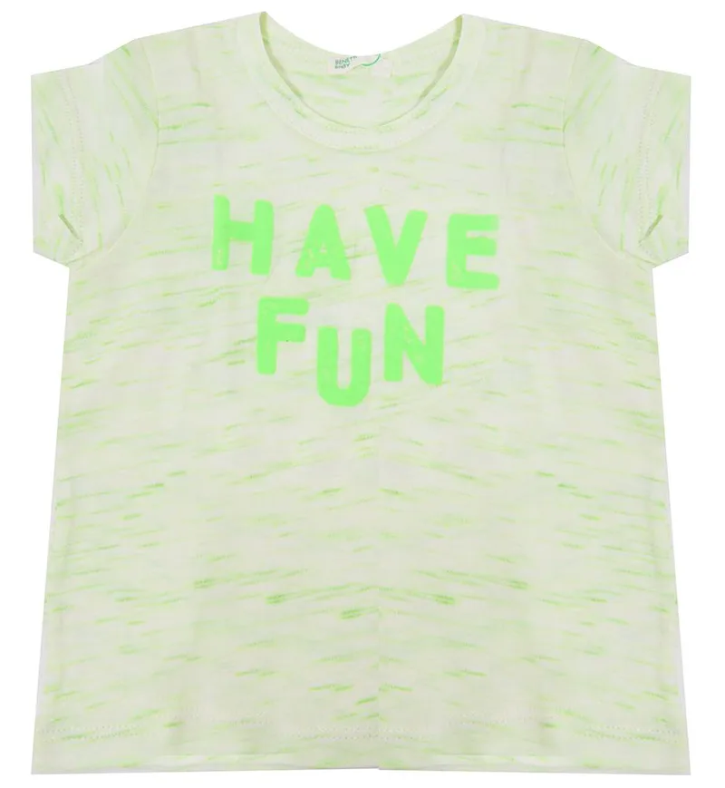 T-SHIRT BENETTON SUMMER HIM ΛΑΧΑΝΙ (62 CM)-(3-6 ΜΗΝΩΝ)