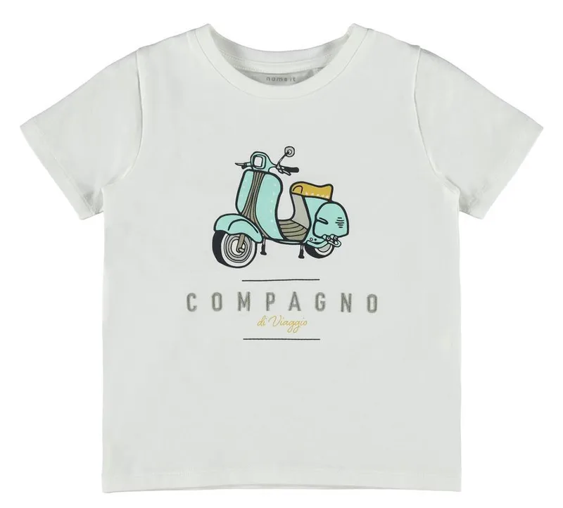 T-SHIRT NAME IT 13190366 NMMHADWIN SS TOP BOX ΛΕΥΚΟ (92 CM)-(2 ΕΤΩΝ)