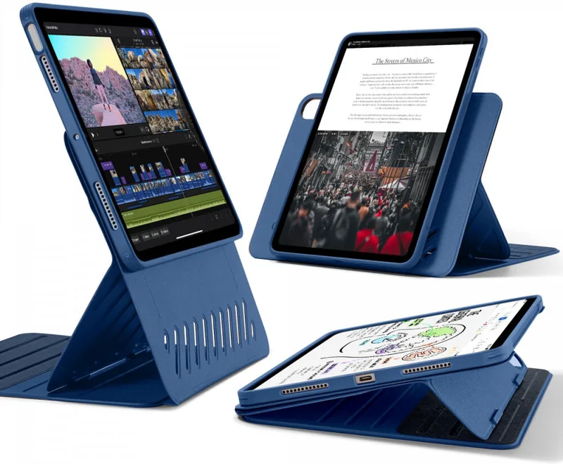 ESR Shift Magnetic - Θήκη με Υποδοχή Apple Pencil - Apple iPad Air 7 2025 11" / iPad Air 6 2024 11" / Air 5 2022 10.9" / Air 4 2020 10.9" - Blue (4894240188361)