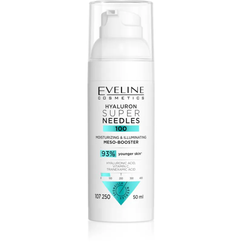 Eveline Cosmetics Hyaluron Super Needles 100 ενυδατικός ορός 50 ml