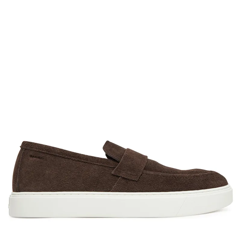 Μοκασίνια Calvin Klein Moccasin Sue Unlined HM0HM01819 Καφέ