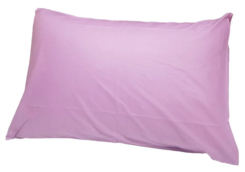 Ζεύγος Μαξιλαροθήκες Μονόχρωμες 50χ70εκ. Lilac (Ύφασμα: 50% Cotton-50% Polyester, Χρώμα: Λιλά) - KOMVOS HOME - 7000139-6