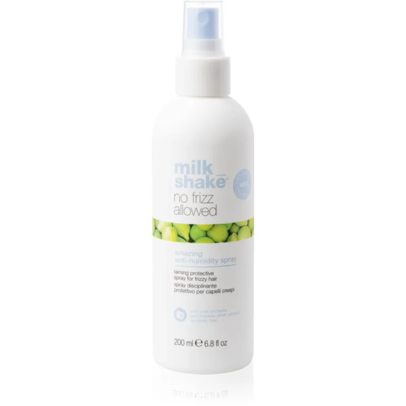milk_shake® No Frizz Allowed Amazing Anti-Humidity Spray στάιλινγκ προστατευτικό σπρέι για τα μαλλιά για την αντιμετώπιση του κρεπαρίσματος μαλλιών 20