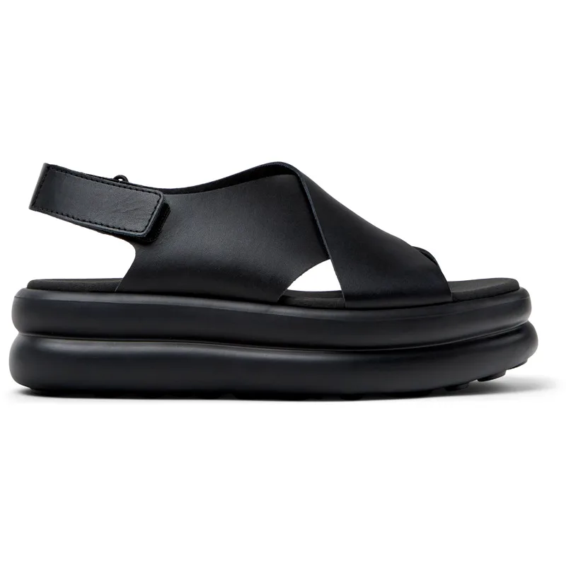 CAMPER Pelotas Flota Up - Πέδιλα Για Γυναικεία - Μαύρο, Μέγεθος 35, Smooth leather
