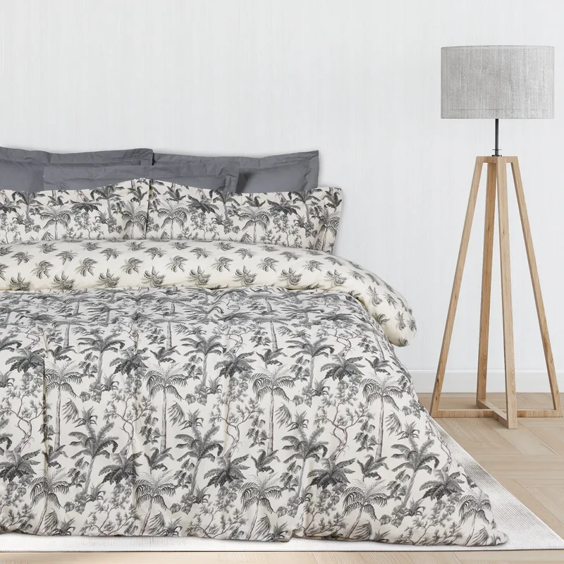 Σετ Σεντόνια Polycotton Μονά Με Λάστιχο 120x200+35εκ. Casual 5429 Εκρού-Γκρι Das Home (Τύπος κατωσέντονου: Με Λάστιχο, Χρώμα: Γκρι, Ύφασμα: 70% Βαμβάκι-30% Polyester, Μέγεθος: Μονά) - Das Home - 502106105429