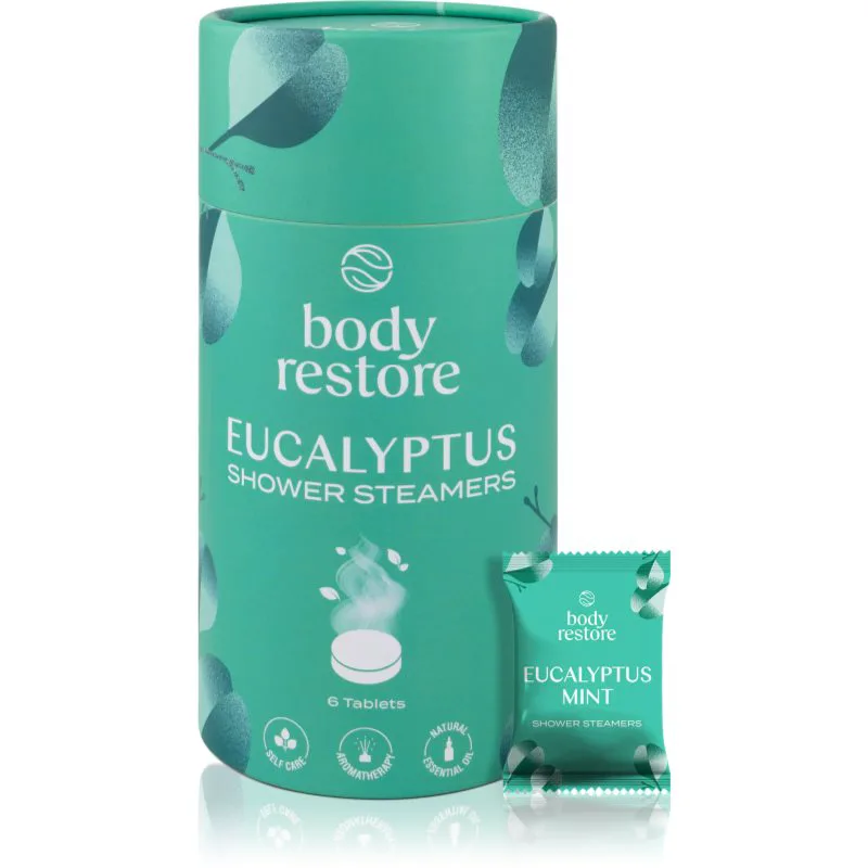 Body Restore Eucalyptus & Mint Shower Steamers ταμπλέτες ντους 6 τμχ