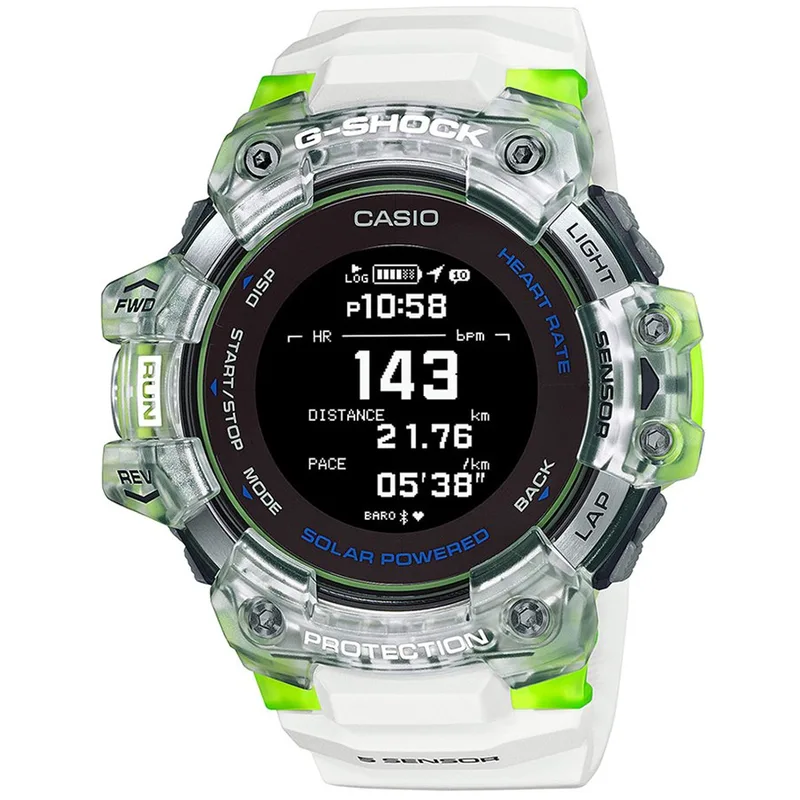 CASIO G-Shock Solar White Rubber Strap GBD-H1000-7A9ER