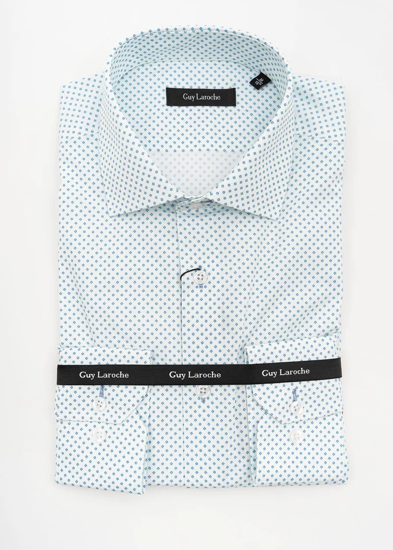 Guy Laroche Πουκάμισο της σειράς Print - GLDS18713 CL 1 Blue