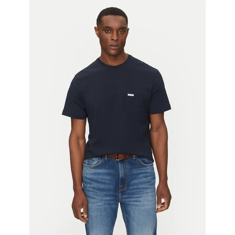 Guess Jeans T-Shirt M5RI74 K8FQ4 Σκούρο μπλε Regular Fit