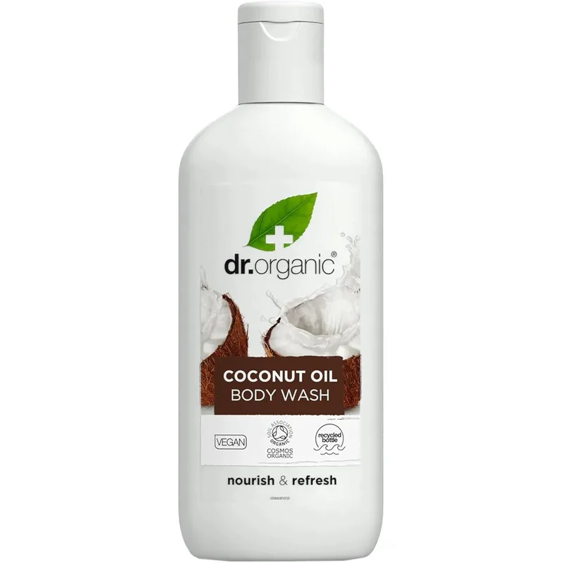 Dr Organic Virgin Coconut Oil Body Wash Αφρόλουτρο με Βιολογικό Έλαιο Καρύδας 250ml
