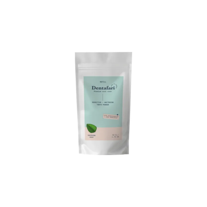 Dentafari Mint and Probiotics Dental Powder, 50 g