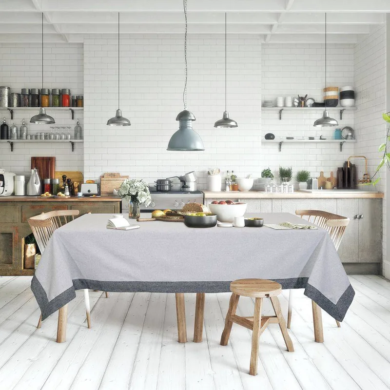 ΤΡΑΠΕΖΟΜΑΝΤΗΛΟ DAS HOME 0599 ΓΚΡΙ 140X180CM