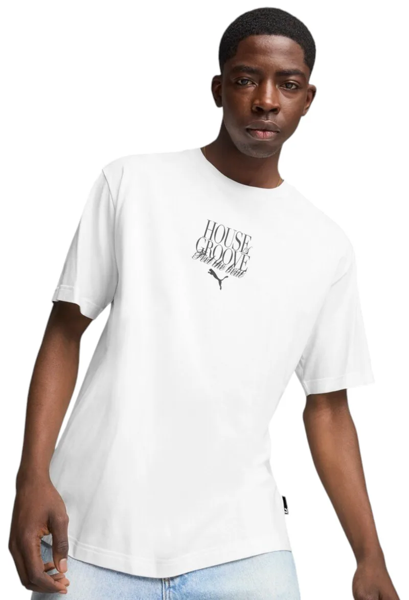 Μπλούζα Κοντομάνικη Puma Graphics House Of Groove Rel 628008-02 Ανδρικό