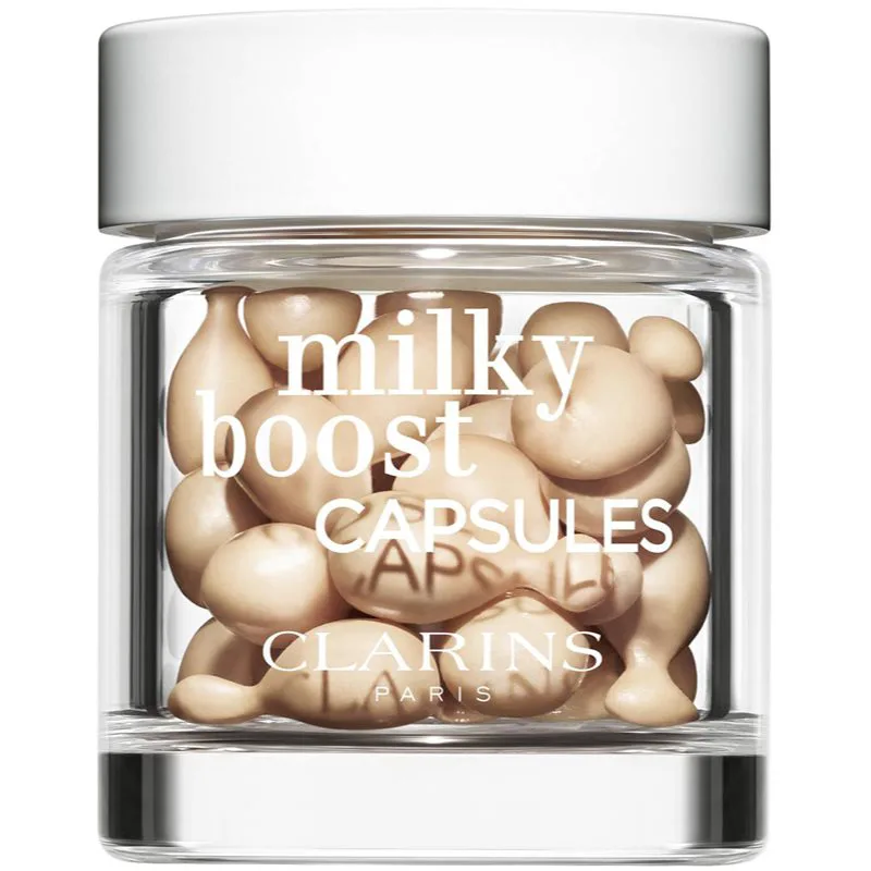 Clarins Milky Boost Capsules λαμπρυντικό μεικ απ κάψουλες απόχρωση 01 30x0.2 ml