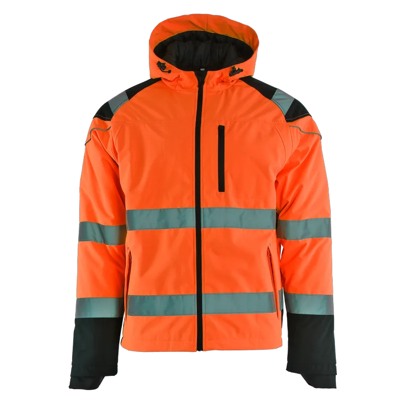 Μπουφάν softshell υψηλής ορατότητας PRISMA Stenso Hv Πορτοκαλί
