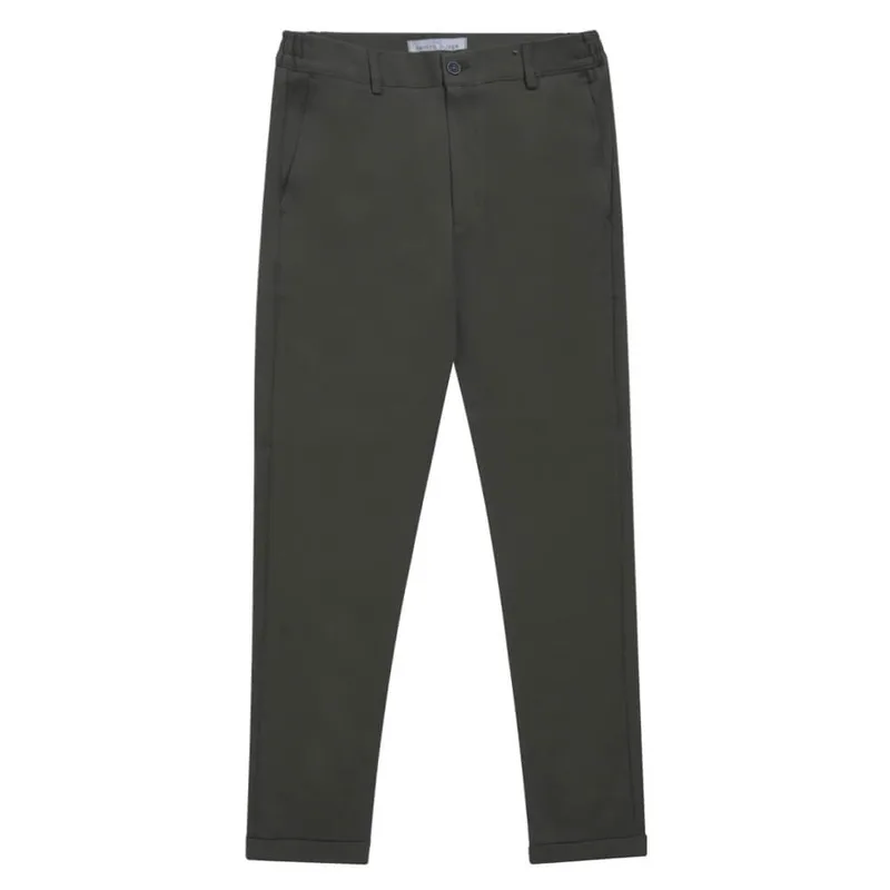 Premium Υφασμάτινο Παντελόνι Χακί (Comfort Fit) New Arrival