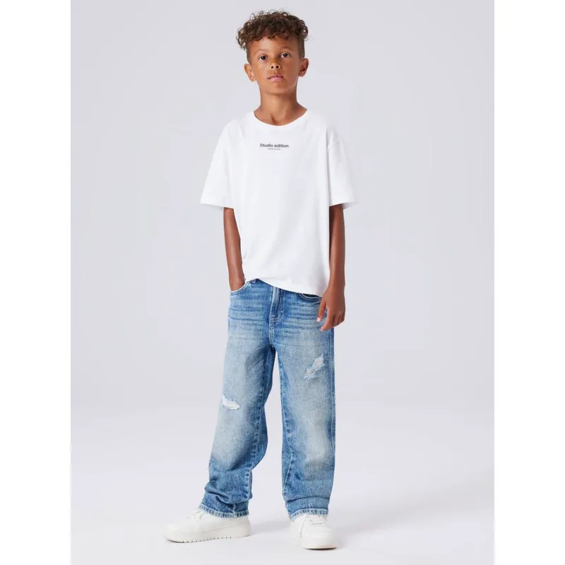 Παντελόνι τζιν αγόρι name it-13247864-Medium Blue Denim