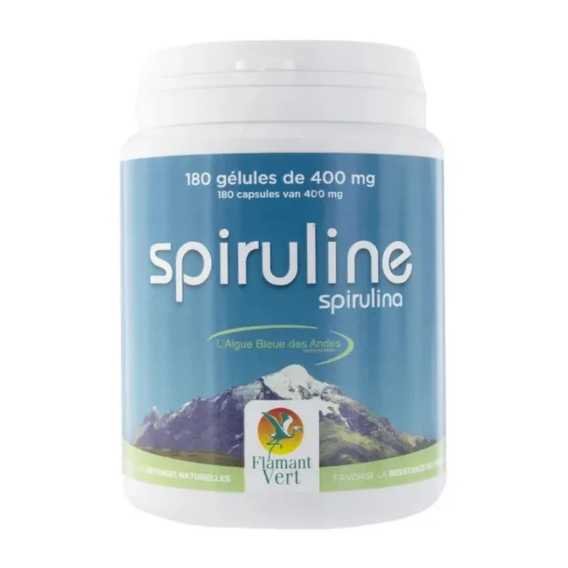 Flamant Vert Spirulina 180 Capsules