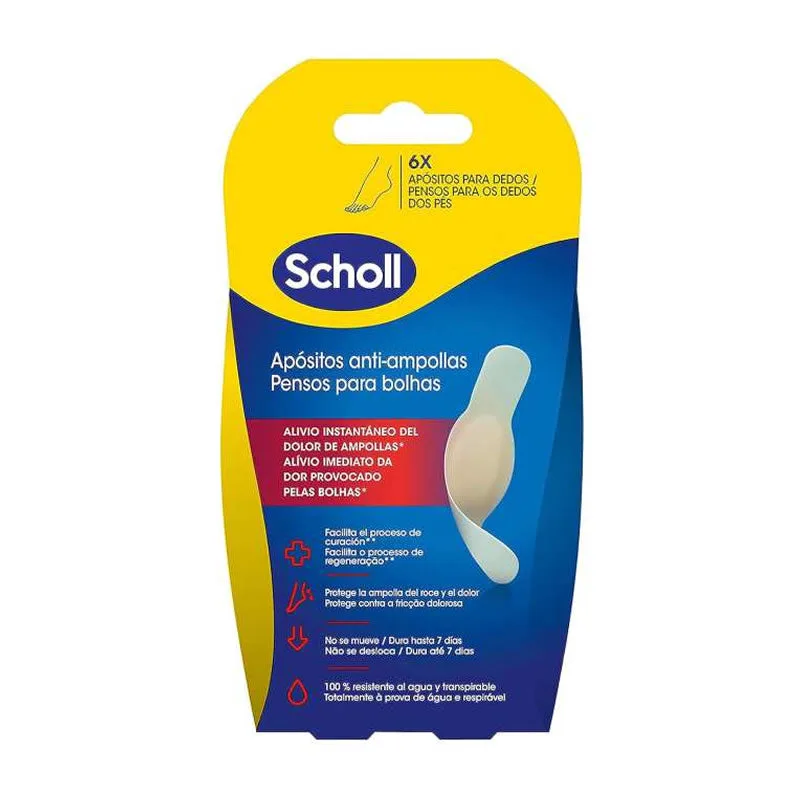 Heel Blister Patches - 6 Transparent Units