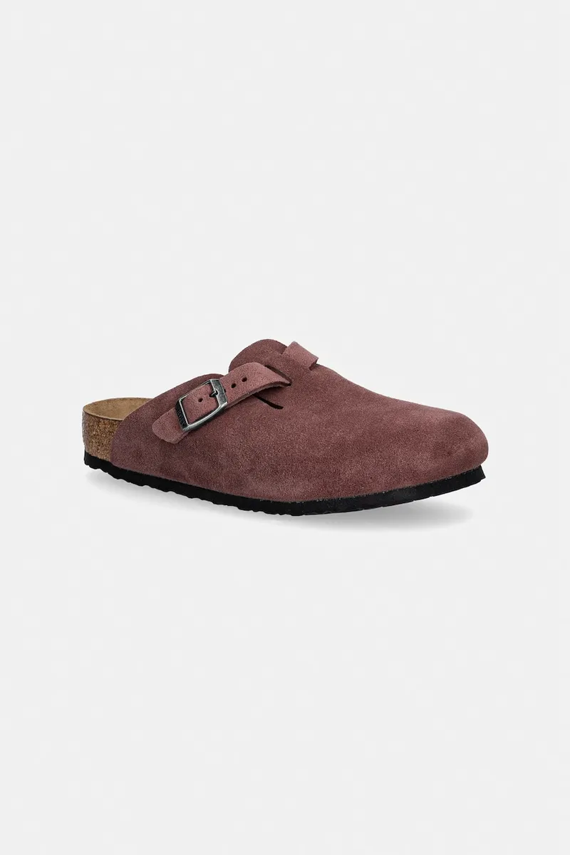 Birkenstock σαγιονάρες παιδικές σουέτ Boston