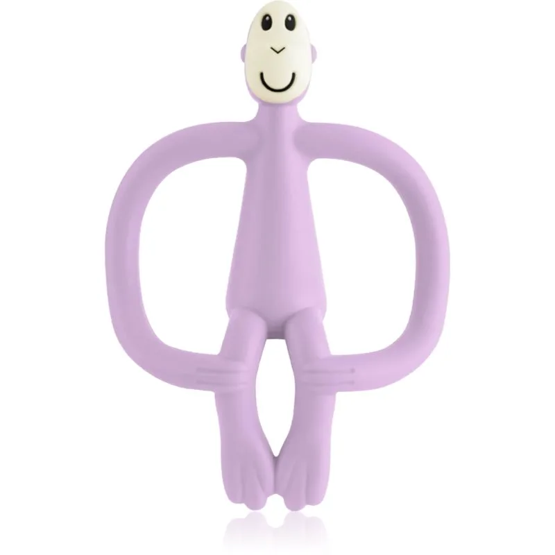 Matchstick Monkey Teething Toy and Gel Applicator μασητικό με βούρτσα 2 σε1 Lilac 1 τμχ