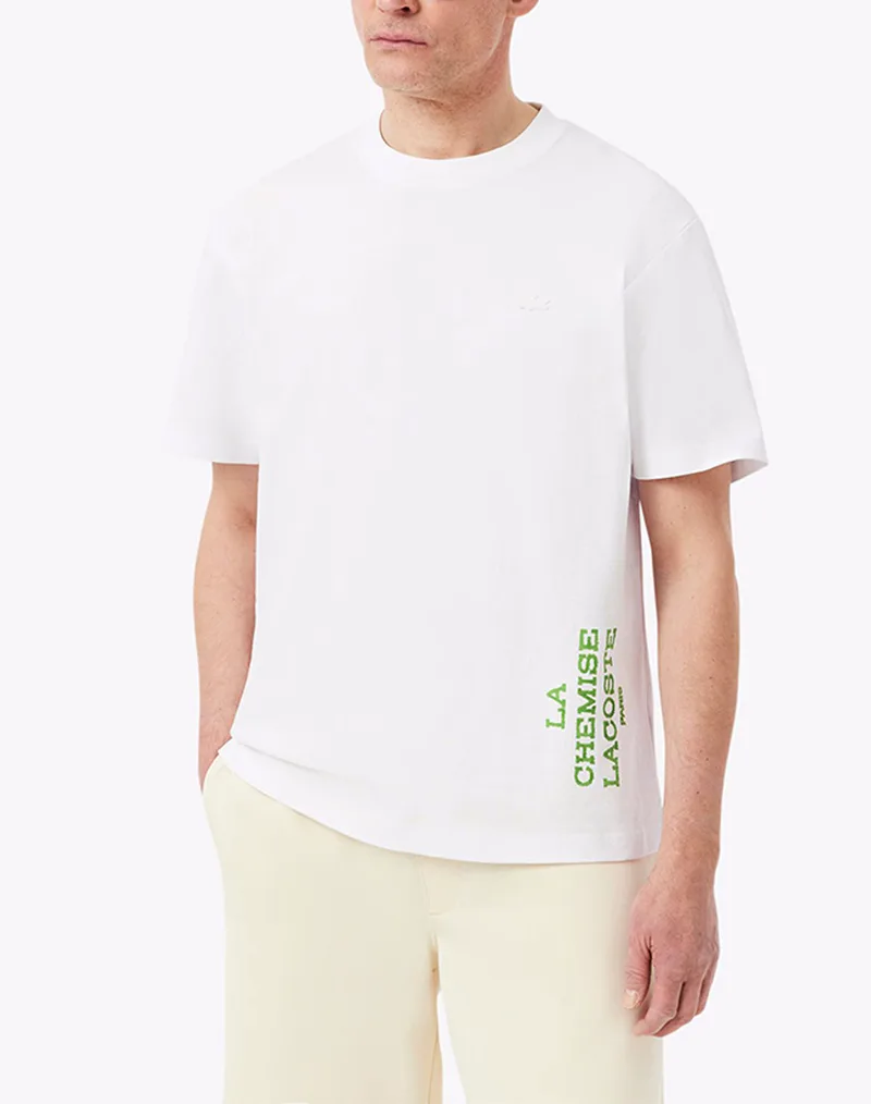 LACOSTE ΜΠΛΟΥΖΑ ΚΜ TEE-SHIRT SS 3TH1434-001 White