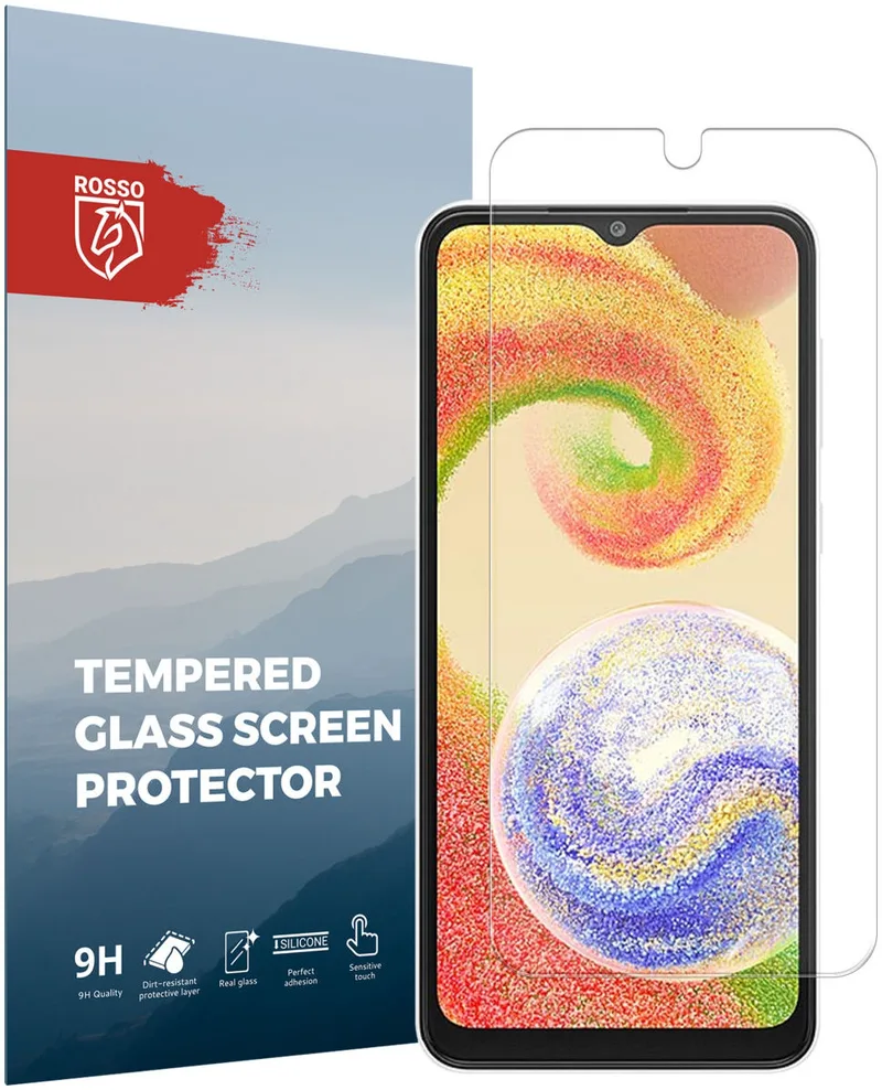 Κόκκινο Tempered Glass - Αντιχαρακτικό Προστατευτικό Γυαλί Οθόνης Samsung Galaxy A04 - Clear (8719246376603)