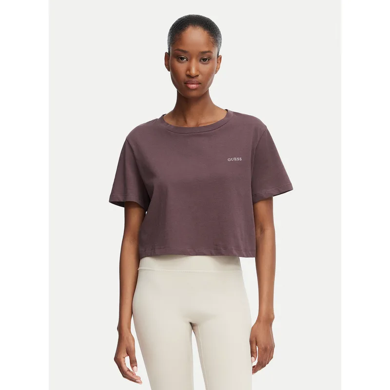 Guess T-Shirt V6GI17 K2984 Καφέ Regular Fit