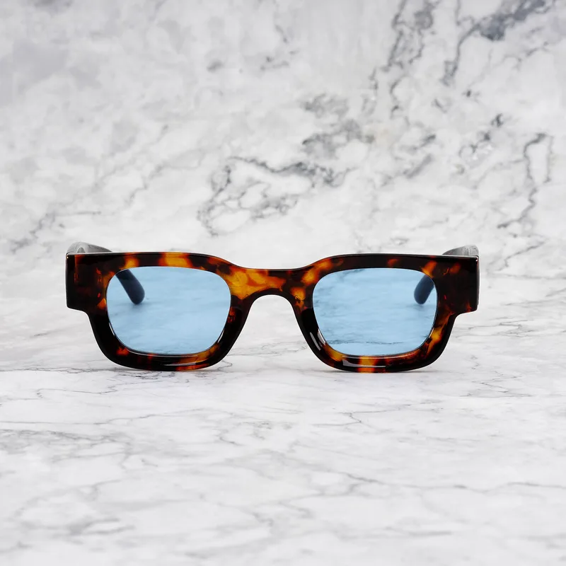JIMMY Tinted Sunglasses | Tortoise | Blue Shades | Explicit Poets Sunglasses