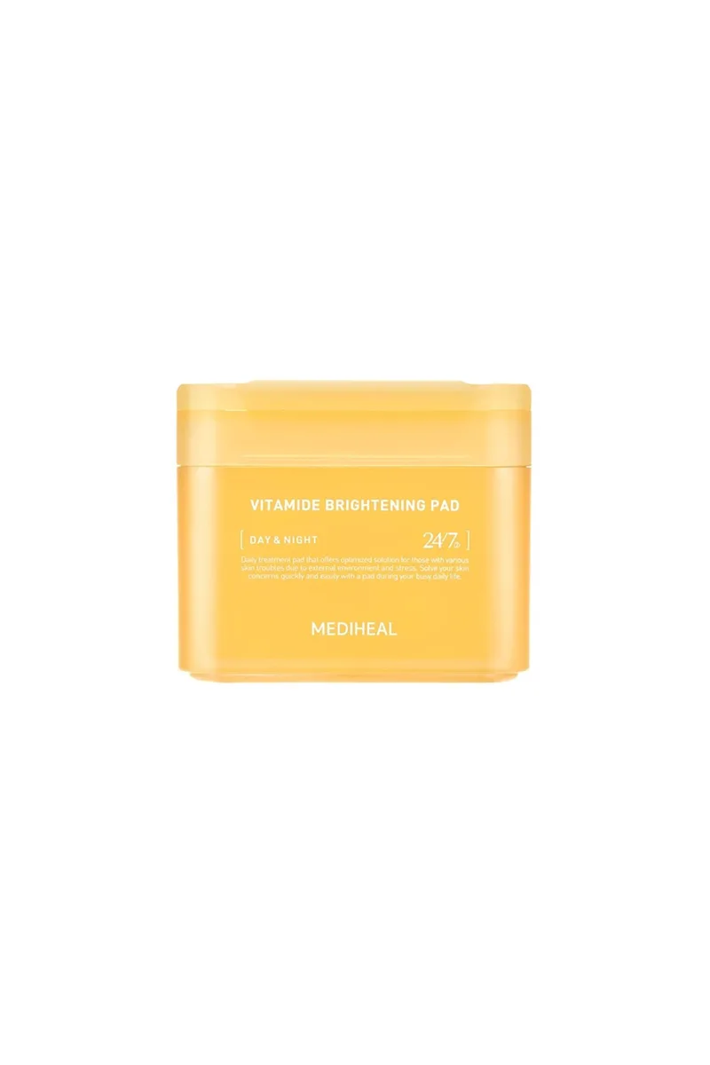 Mediheal Vitamide Brightening Pad - Eμποτισμένα Δισκία Για Λάμψη Και Εξομάλυνση Του Τόνου (100 pads) - 8809615059302