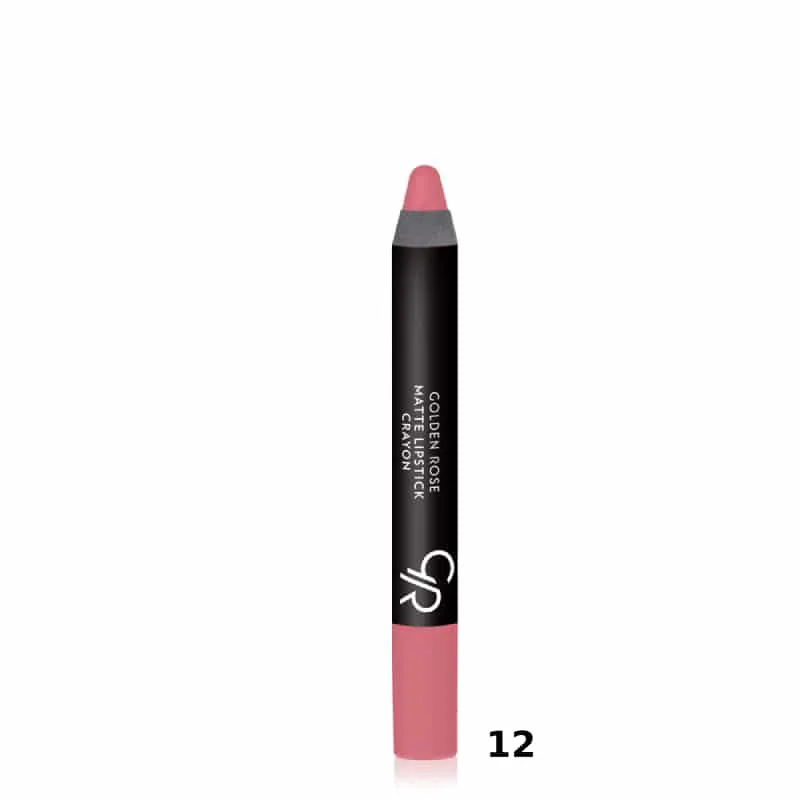 Golden Rose Matte Lipstick Crayon 12