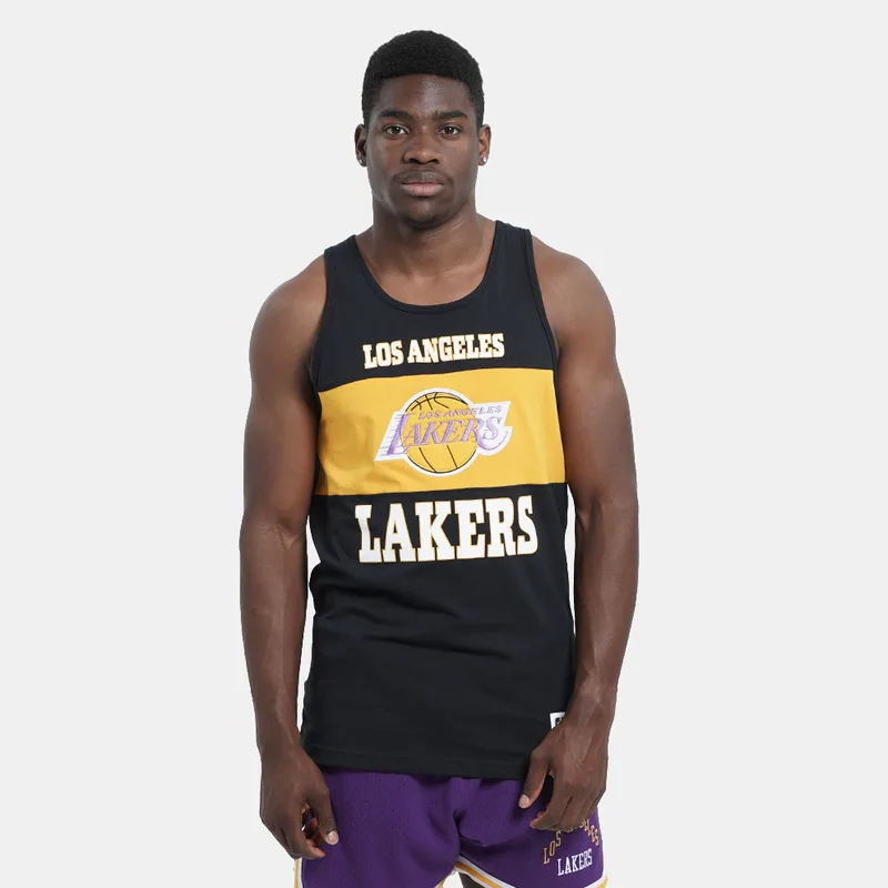 Mitchell & Ness Retro Los Angeles Lakers Ανδρικό Αμάνικο T-Shirt (9000240728_1469)