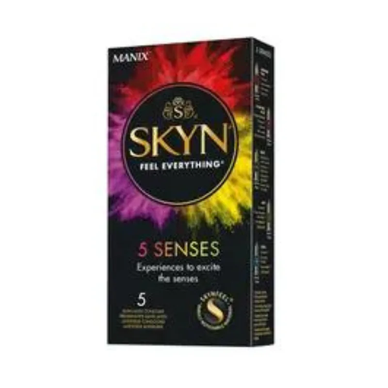 Manix 5 Senses Latex Free Condoms x5