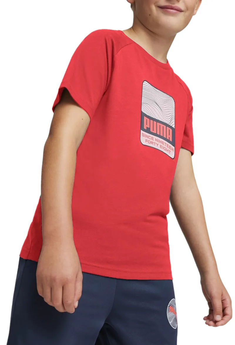 Μπλούζα Κοντομάνικη Puma Active Sports Graphic 679206-25 Αγόρι